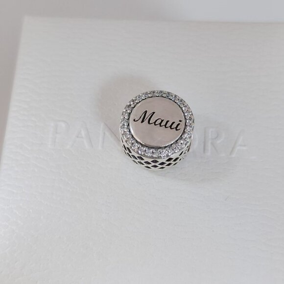 Pandora Maui Bead Charm Bracelet Pendant S925 Silver with box - Picture 2 of 8